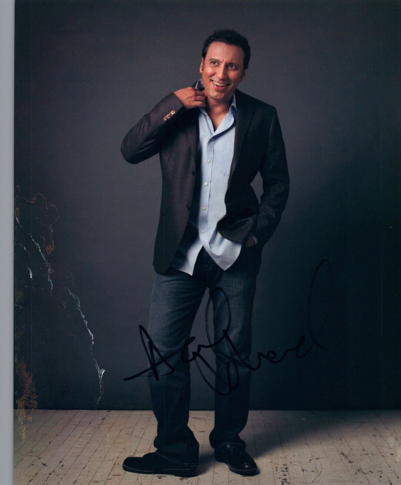 AASIF MANDVI Signed Autographed 8x10 Photo Poster painting The Daily Show COA AB