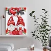 Diamond Painting-DIY Full Round Drill Valentine Day Gnome