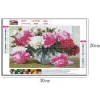 Vase peony | Full Round Diamond Painting Kits