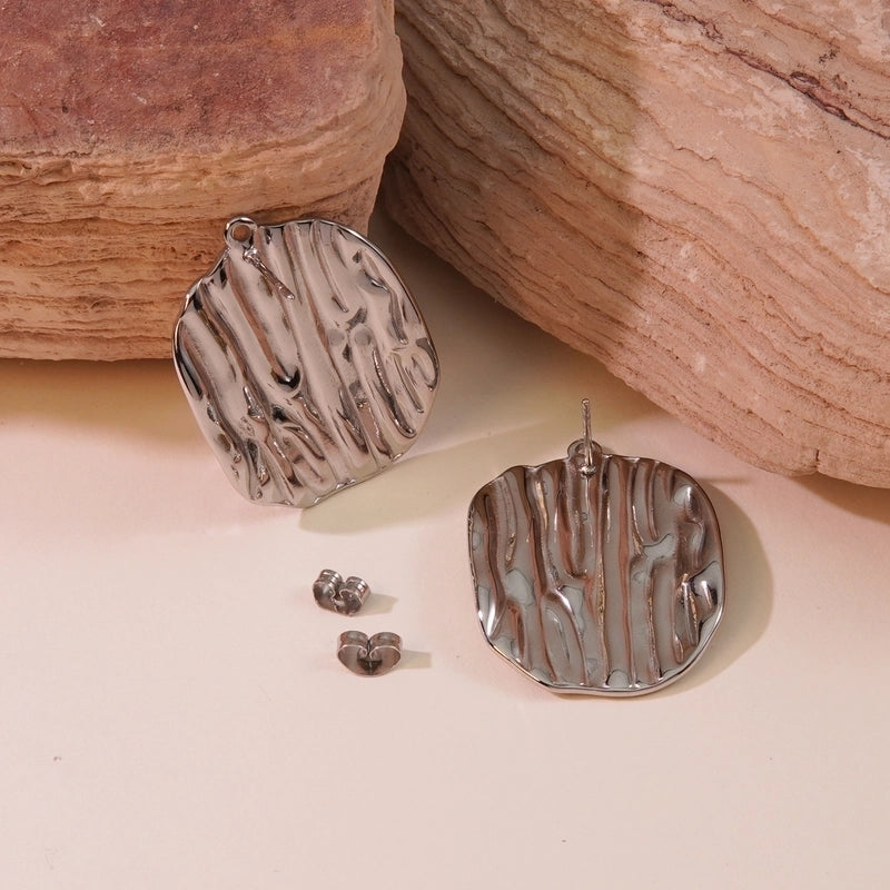 1 Pair Exaggerated Luxurious Minimalist Geometric 304 Stainless Steel Imitation Gold  Ear Studs