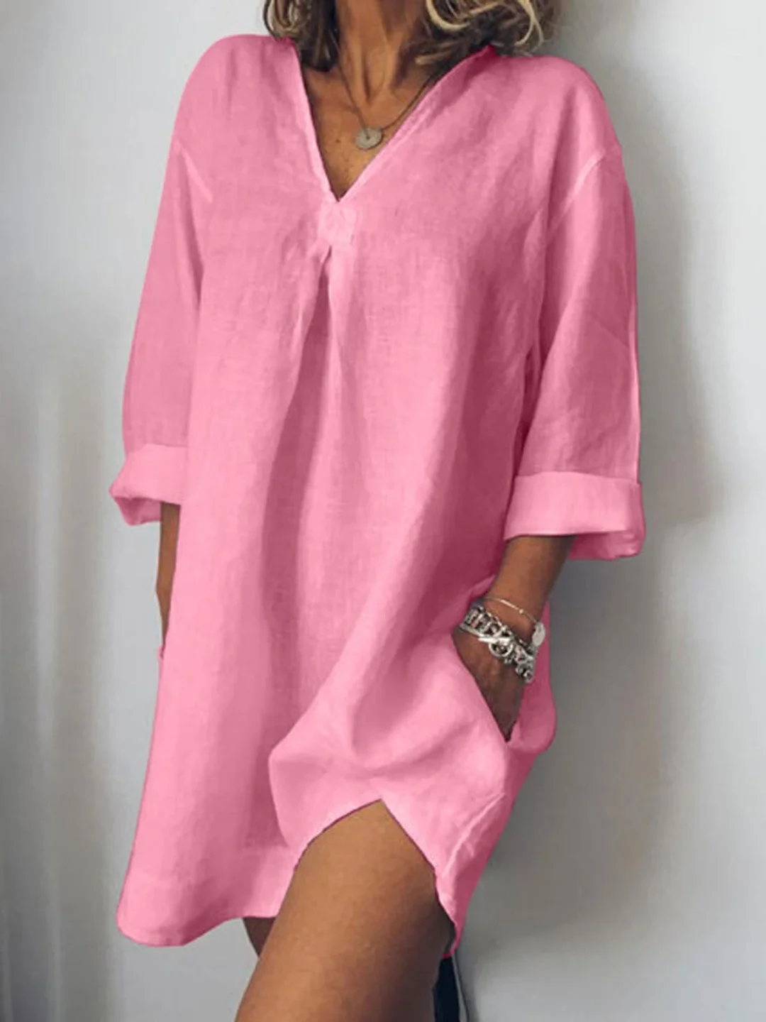 Long Sleeve V Neck Skirts