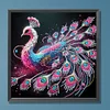 Peacock - Crystal Rhinestone Diamond Painting