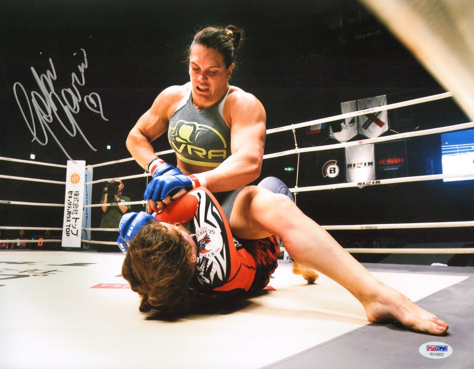 Gabi Garcia Signed Rizin FF MMA 11x14 Photo Poster painting PSA/DNA COA BJJ Picture Autograph 1