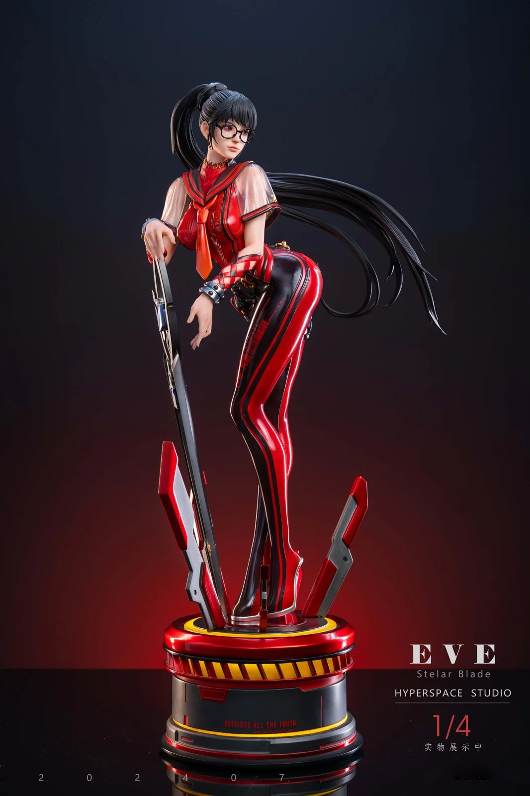 1/4 Scale EVE with LED - Stellar Blade Resin Statue - Hyperspace