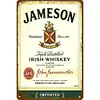 Jameson Irish Whiskey - Panneaux en &eacute;tain m&eacute;tallique(20*30cm) - Bi&egrave;re