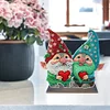 DIY Valentine's Day Gnome Diamond Painting Wooden Desktop Decor