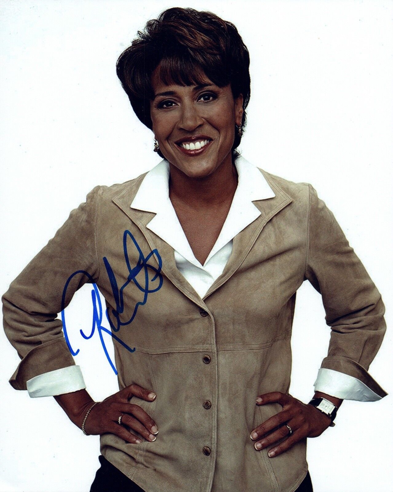 Robin Roberts Signed Autographed 8x10 Photo Poster painting Good Morning America COA VD