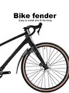 Bicycle Mudguard Strong Toughness Front Rear Tire Mud Guards Cycling Accessories