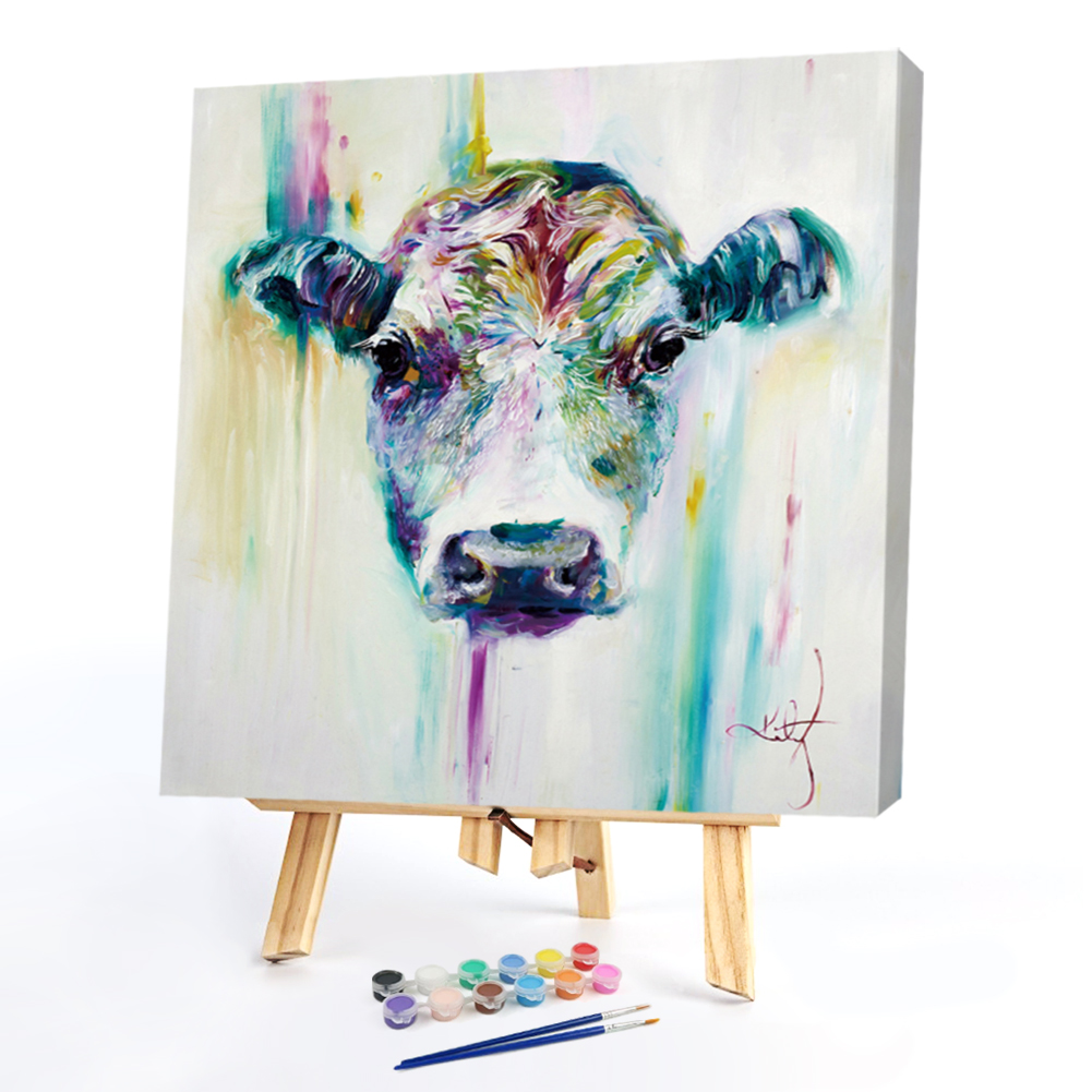 

50*50CM - Paint By Numbers - Cow, 501 Original