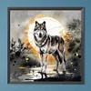 Diamond Painting-DIY Full Round Drill Wolf(40*40 CM)