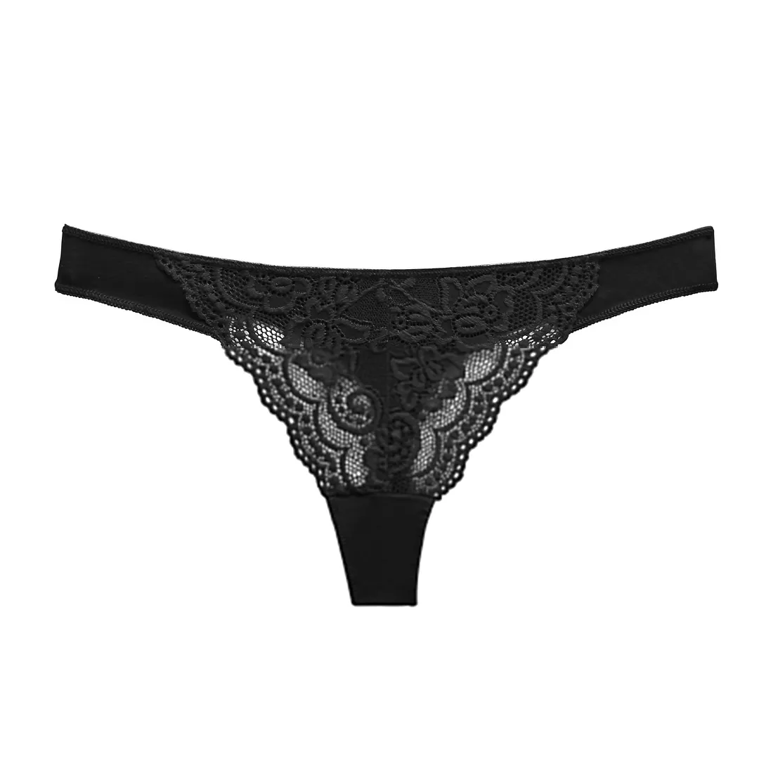 Sexy Woman Thong Panties Lace Underwear Soft Female Lingerie Sexy G-String Comfortable Intimates Underpants Low Waist Panties