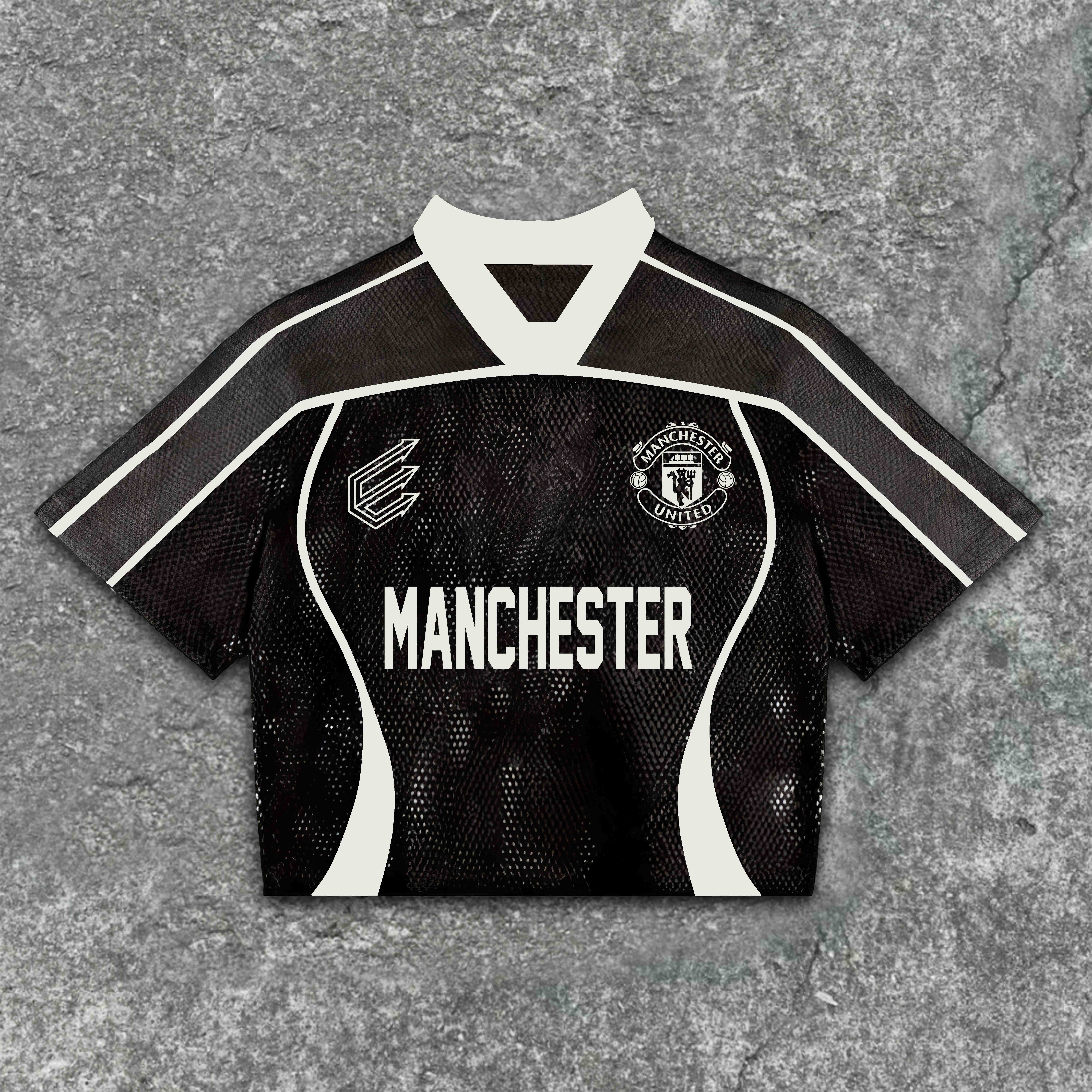 Sopula Manchester Jersey No 10 Blokecore Style V-Neck T-Shirt