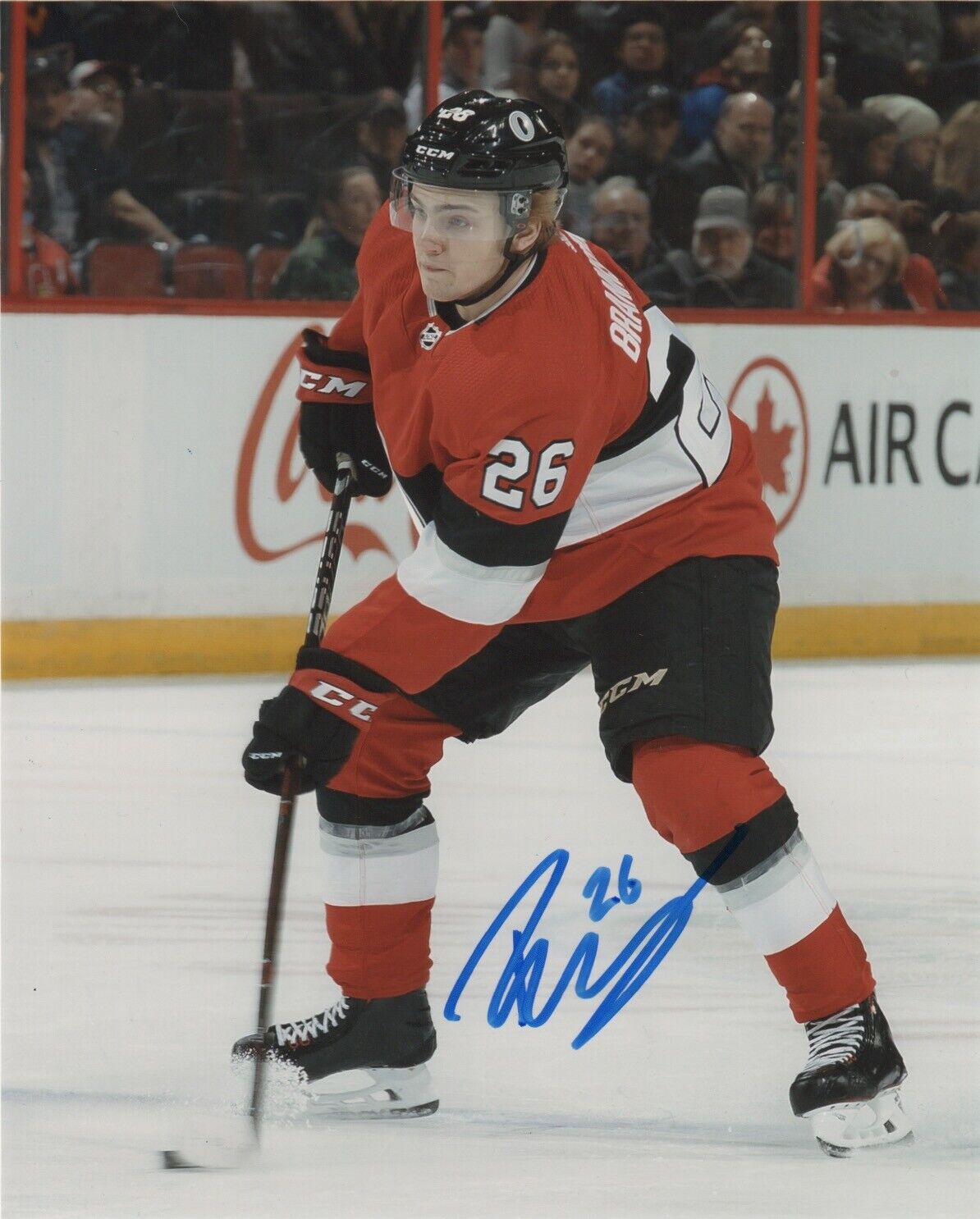 Ottawa Senators Erik Brannstrom Autographed Signed 8x10 NHL Photo Poster painting COA #1