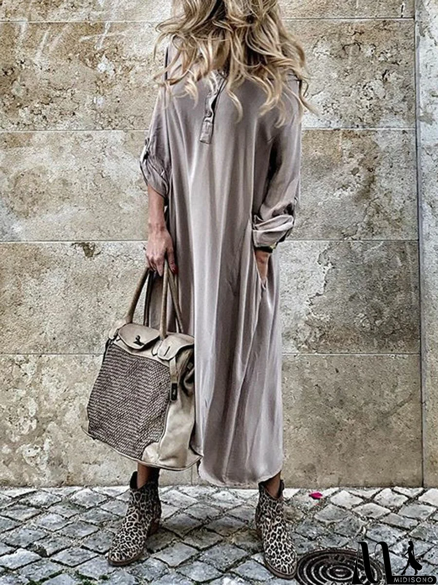 MidiSono - Casual and Comfortable winter Dress
