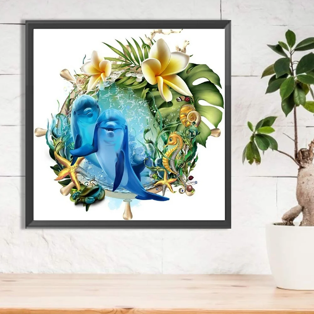 Full Round Diamond Painting 30*30cm - Underwater World