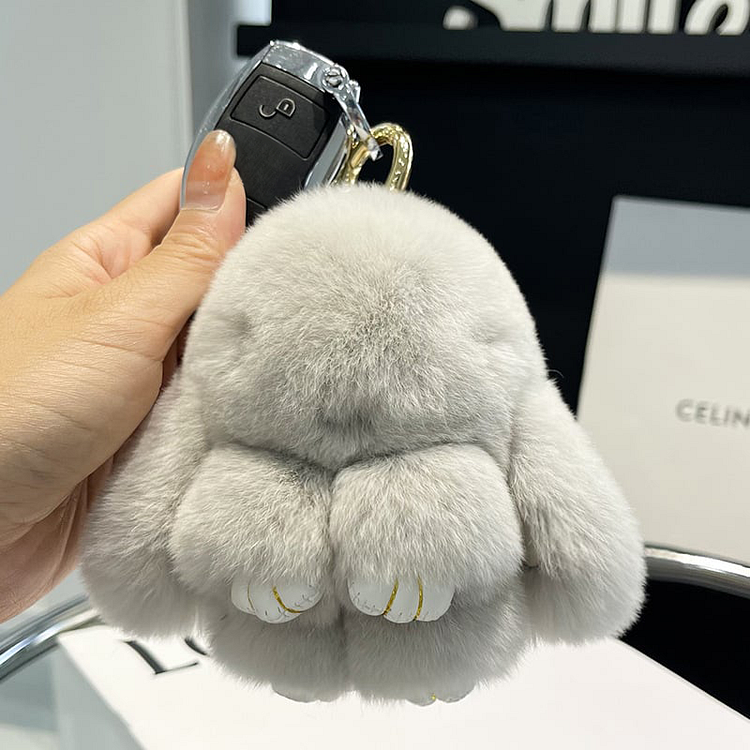 🤩EASTER SALE🐰 Handmade Soft Bunny PomPom Charms（🎁Boxed Edition）