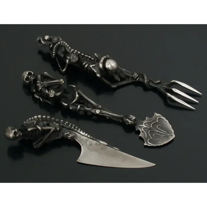 Halloween Gift Skeletal Cutlery Sets