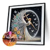 Jupe de danse fille-sp&eacute;cial en forme de peinture de diamant-30 * 30cm