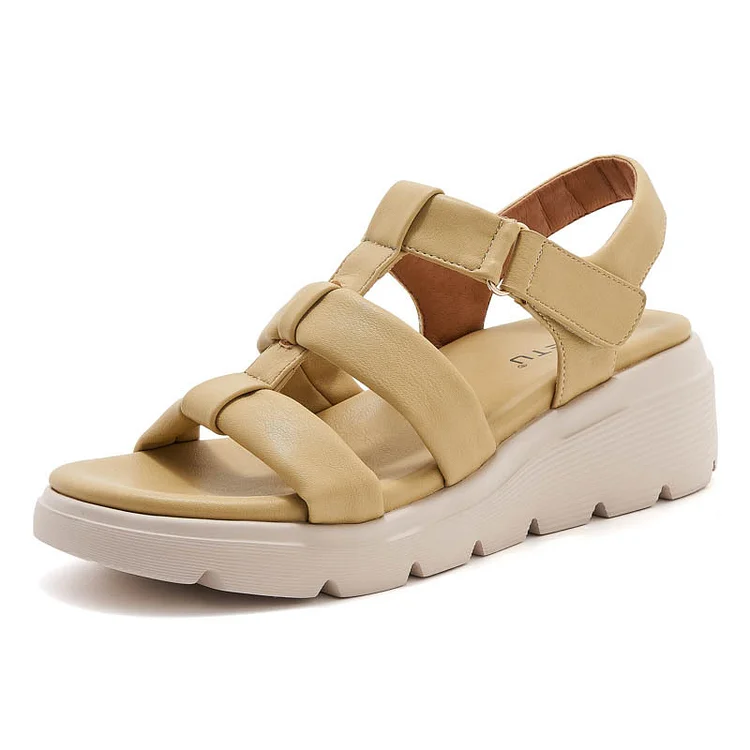 Orthopedic Sandals Comfortable Simple Thick-Soled Sandals 1688 Stunahome.com