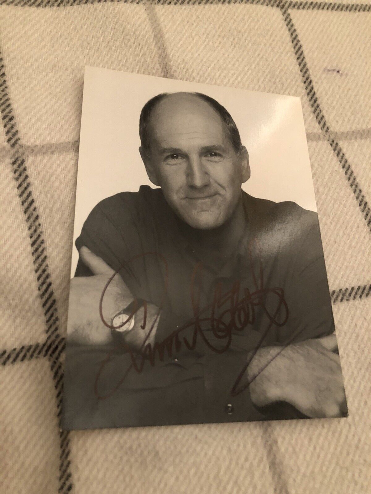 RUSS ABBOT (LAST OF THE SUMMER WINE) SIGNED Photo Poster painting