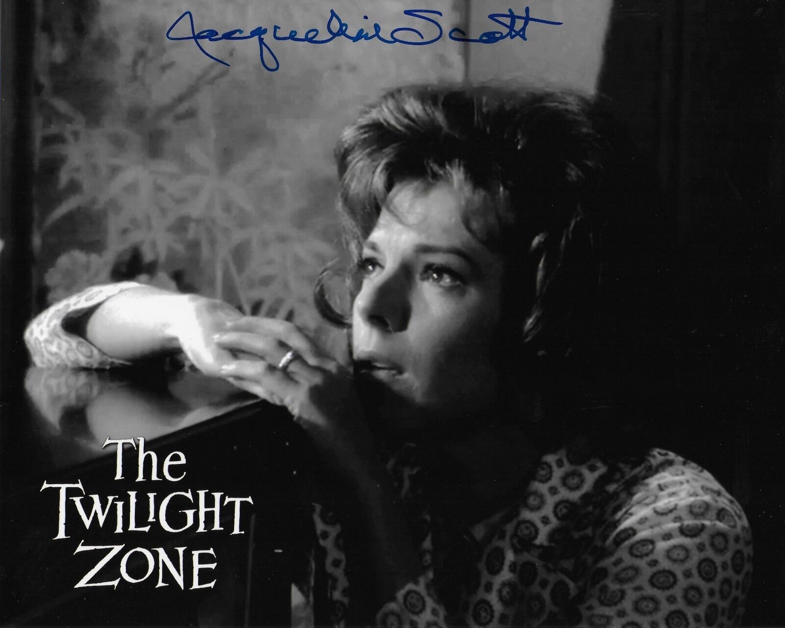 Jacqueline Scott Twilight Zone Original In Person Autographed 8X10 Photo Poster painting RIP