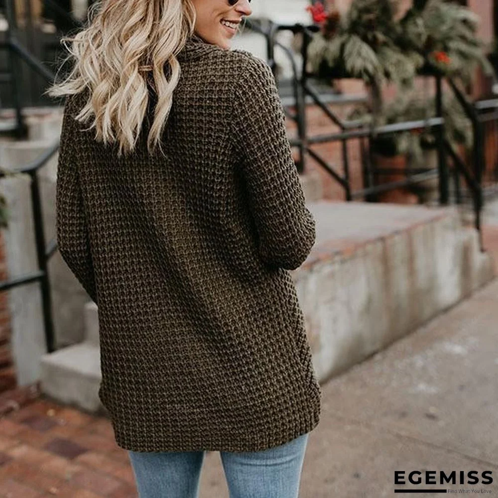 Casual Buttons Irregular Sweaters | EGEMISS