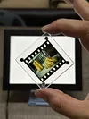 Crystal clear film reversal film holder magnetic pop-up storage box