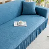 Sofa Cover with Elastic Bottom & Skirt Cushion Couch Cover for Living Room Hotel