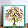 Four Seasons Tree-Spring-14CT Stamped Cross Stitch 18*18cm/7.09*7.09in tapestrymarket