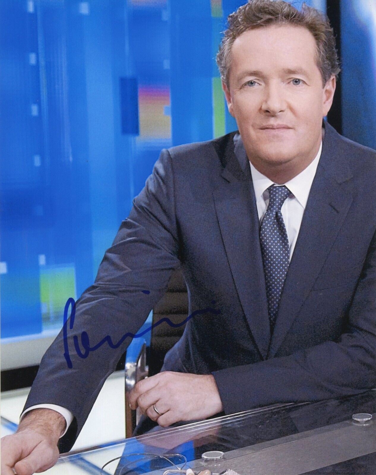 ~~ PIERS MORGAN Authentic Hand-Signed America's Got Talent