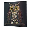 DIY Pre-Framed Owl Button Art Canvas Kit