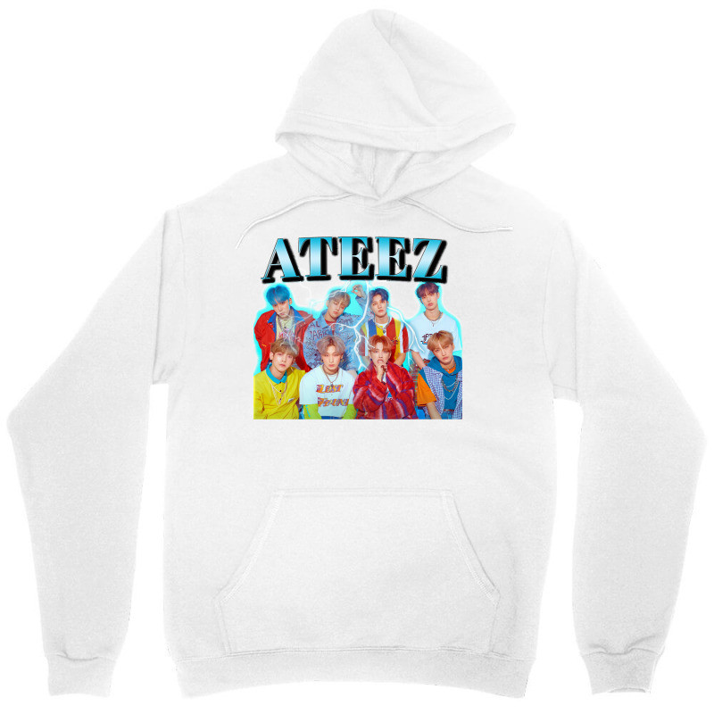 Ateez Cartoon Character Hoodie