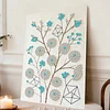 DIY Pearl Painting Tree Branch for Home Wall Decor with Frame(40x30cm)
