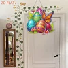 Easter 2D Flat DIY Hanging Diamond Art Ornament Home Window Pendant (Butterfly)