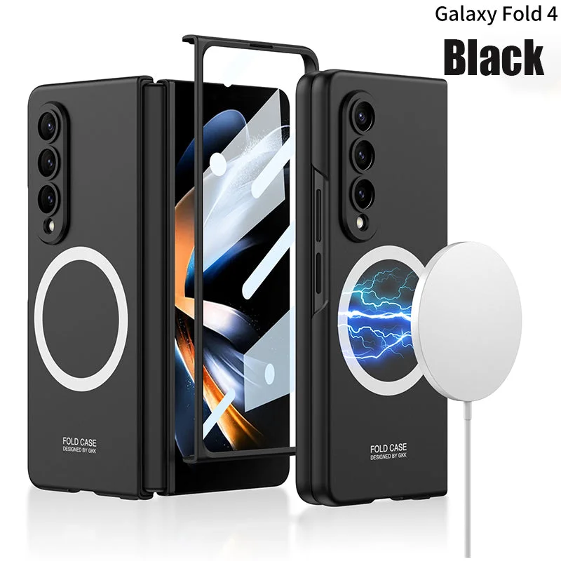 Applicable To Samsung ZFold3/ZFold4 Ultra-Thin Shell Film Wireless Charger Phone Case