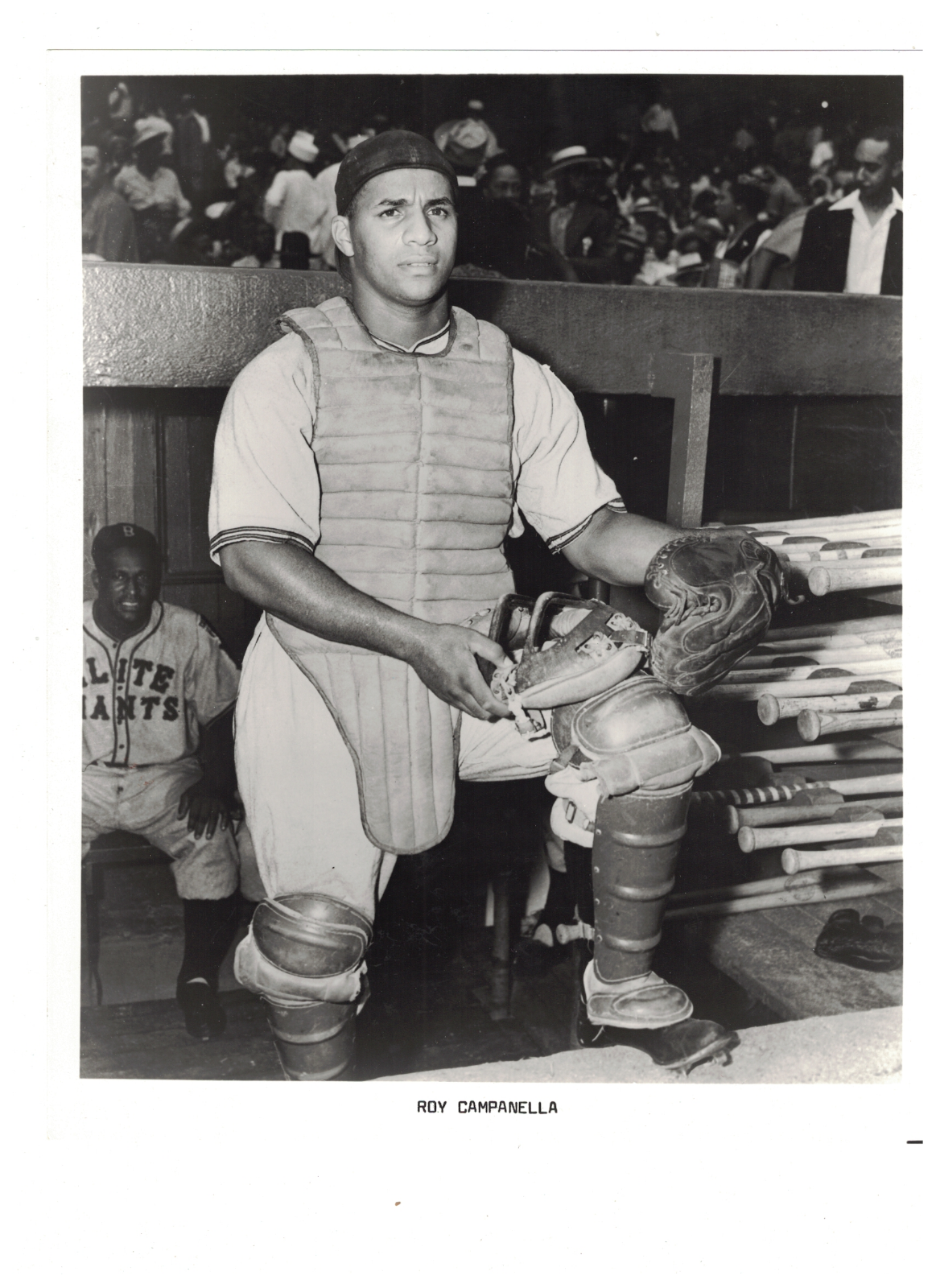 Roy Campanella Brooklyn Dodgers Older 8x10 Baseball Photo Poster painting JH