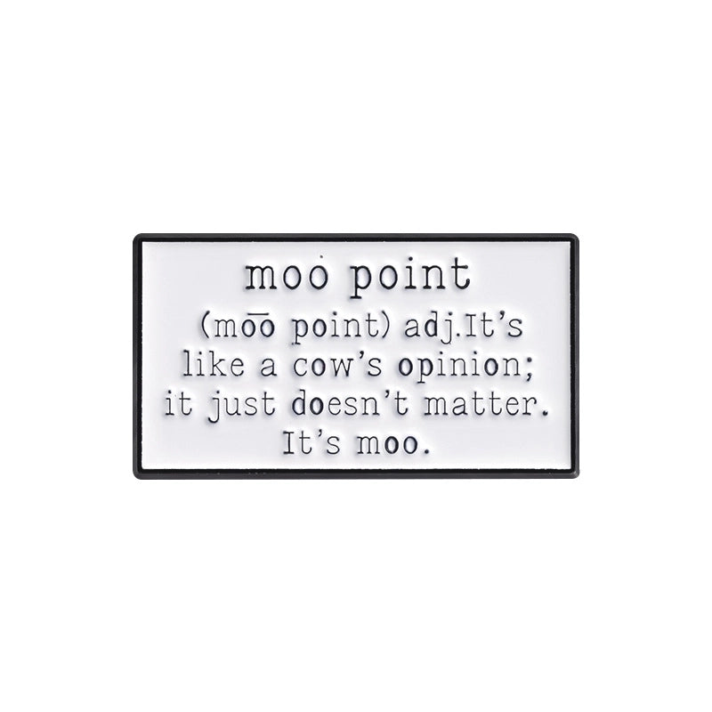 Cartoon Style Cowboy Style Letter Alloy Stamping Stoving Varnish Women’s Brooches