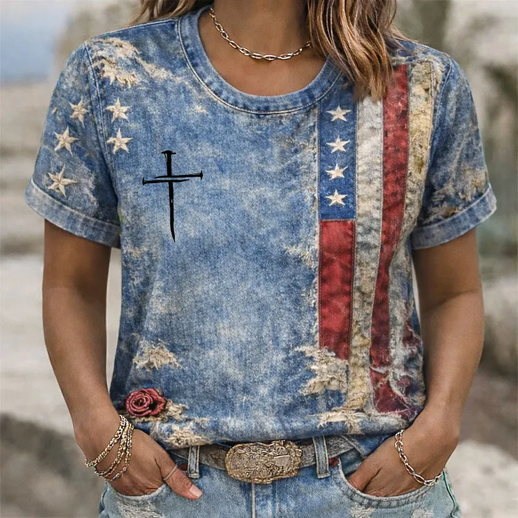 250th Anniversary Faith Art Print Casual T-Shirt