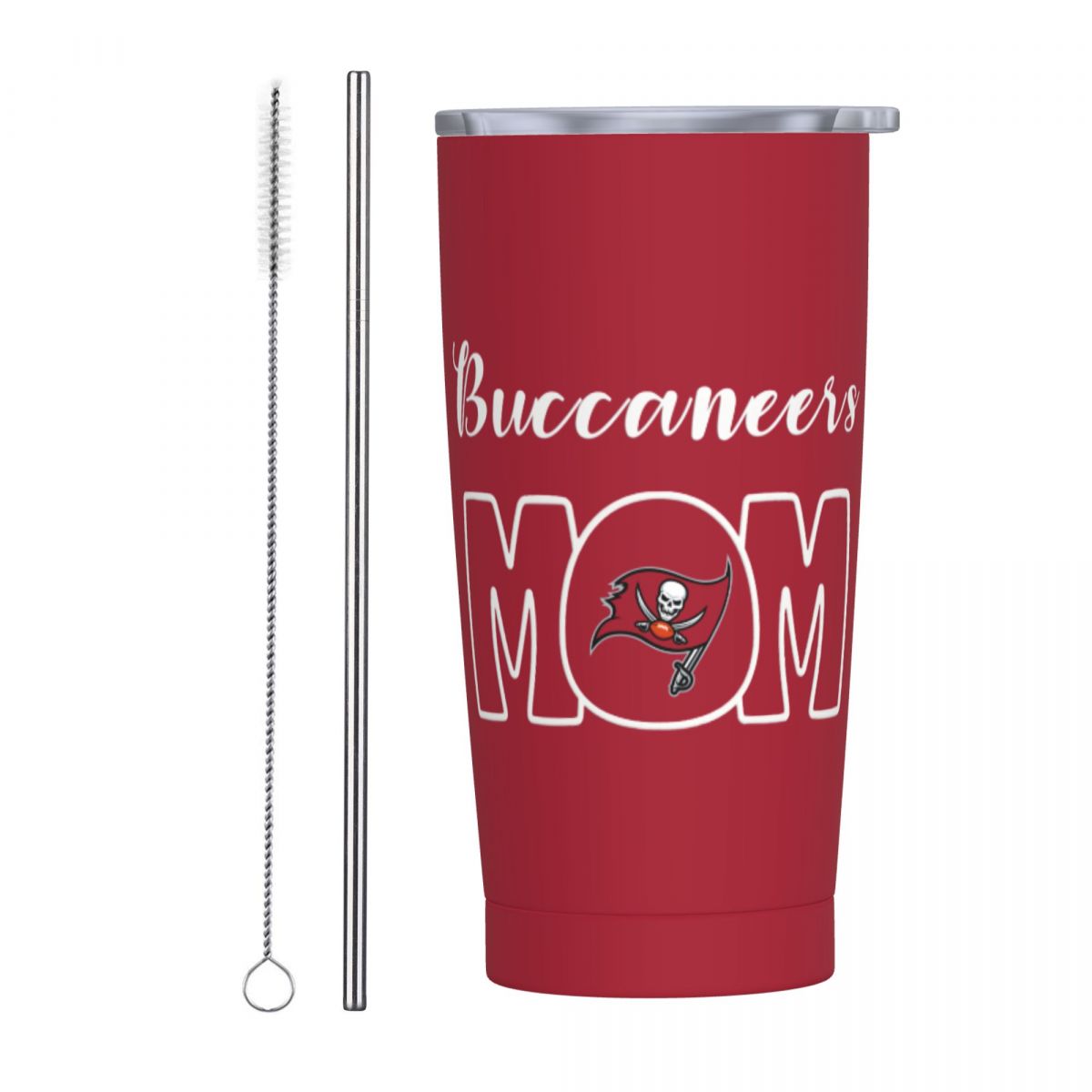 Tampa Bay Buccaneers Mom Stainless Steel Tumbler