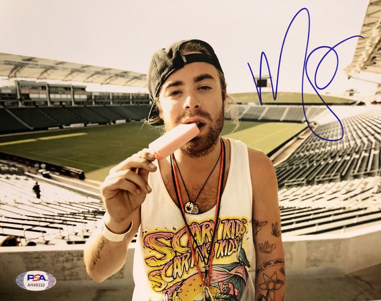 Mod Sun Signed Autographed 8x10 Photo Poster painting Hippy Hop Howlin At The Moon Psa/Dna