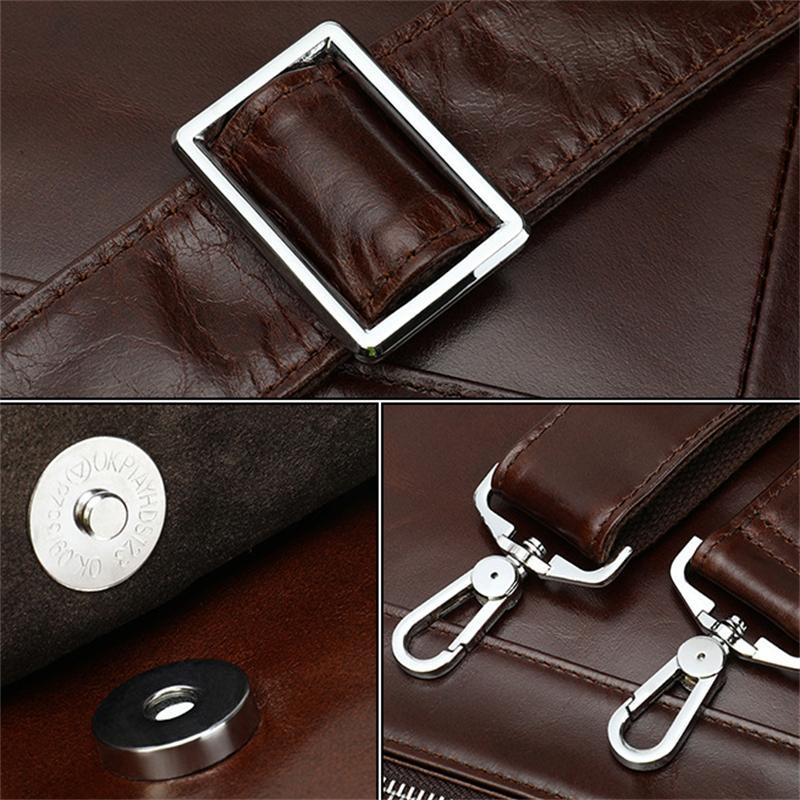 Men's Business Large-Capacity Business Trip Briefcase Durable Handbag Crossbody Bag