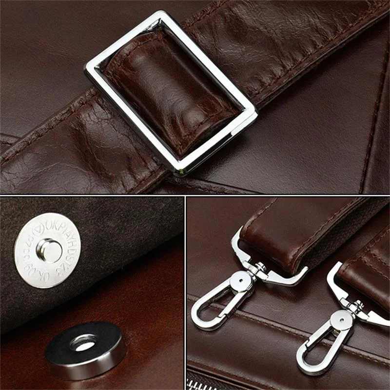 Men's Business Large-Capacity Business Trip Briefcase Durable Handbag Crossbody Bag