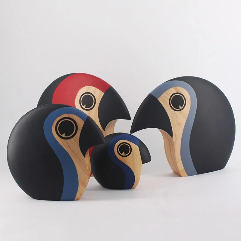 2019 NEWS PRODUCT European wooden Rhino Ornaments Handicraft Transformable Toys