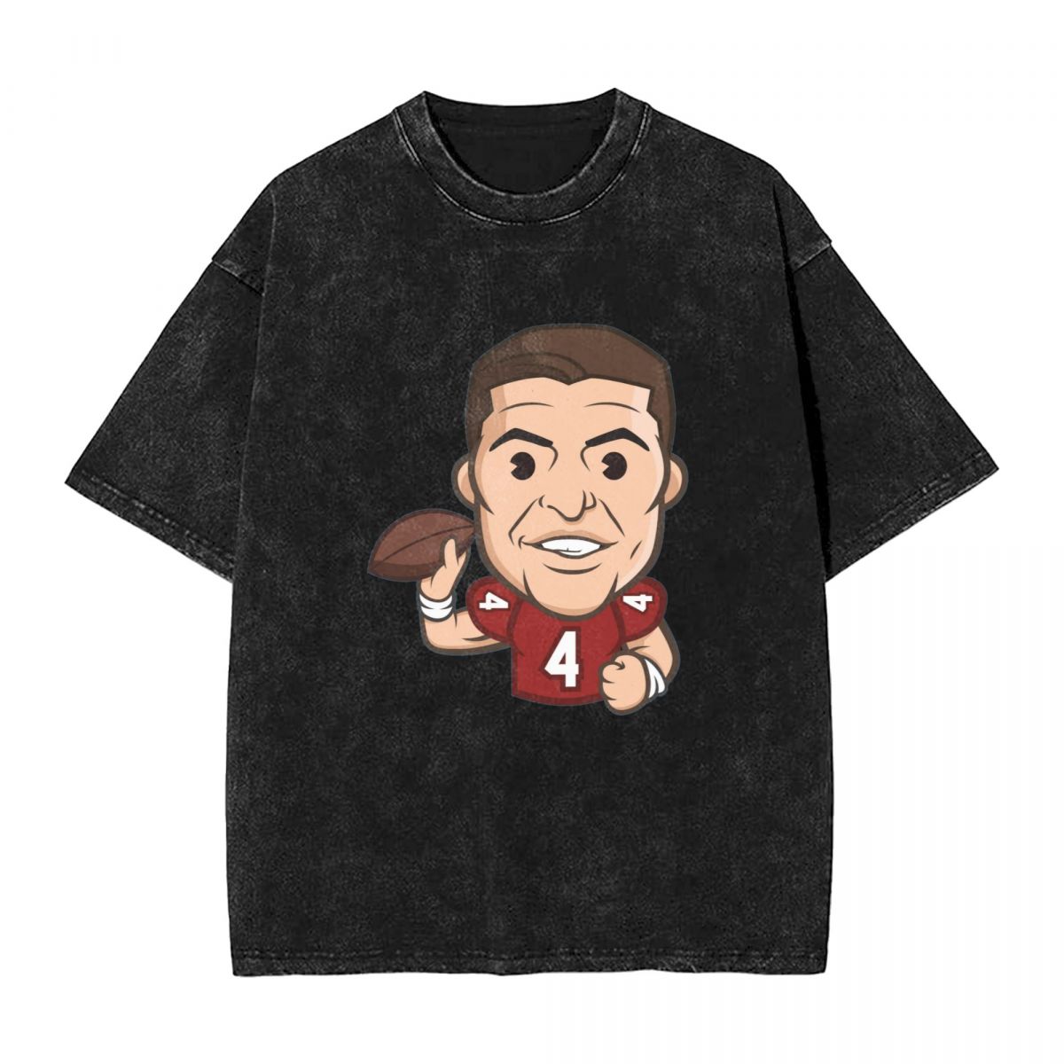 San Francisco 49ers Nick Mullens Emoji Washed Oversized Vintage Men's T-Shirt