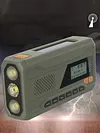 Portable DAB FM Radio with Flashlight BT Speaker Rechargeable Emergency Radio