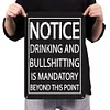 Notice - Vintage Metal Signs(12*16Inch) - Bar