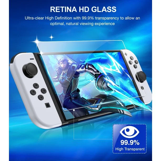 Switch Screen Protector, Switch Protective Screen, Anti-Scratch Tempered Glass Screen Protector for switch(4 Pack)