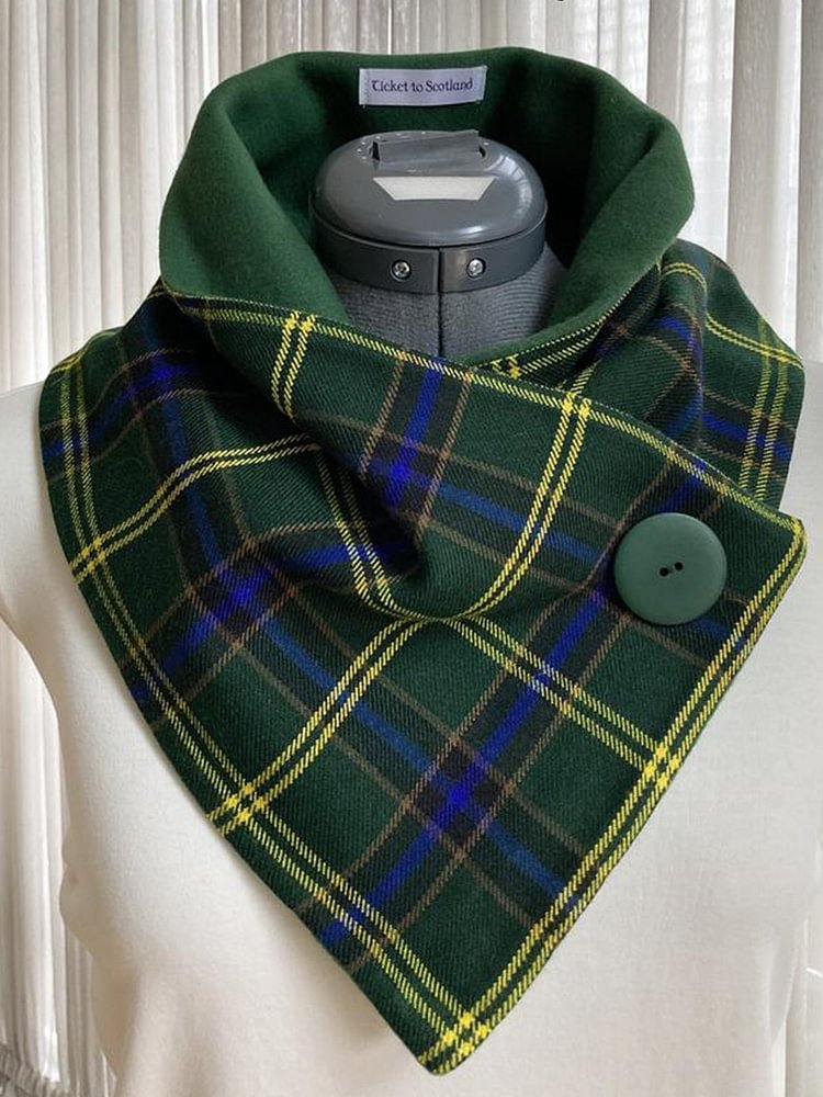Men's and women's classic plaid scarf