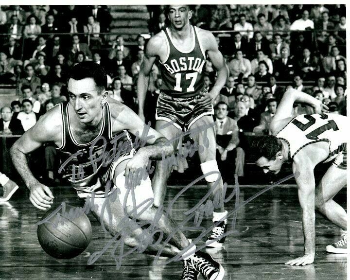 BOB COUSY Autographed Signed NBA BOSTON CELTICS Photo Poster paintinggraph - To Patrick