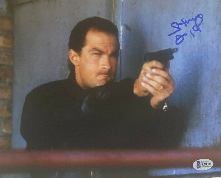 Steven Seagal signed autographed 8x10 Photo Poster painting Hard to Kill Above the Law COA